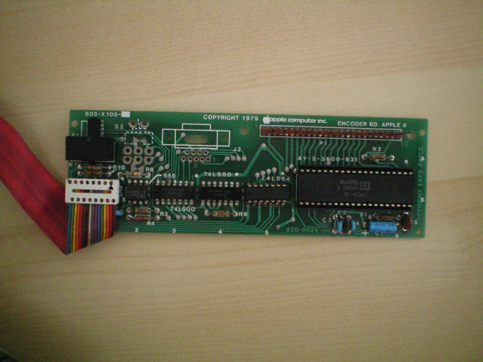 Original Apple II Encoder Card